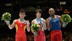 Bradla 1.Lin(CHN) a Uchimura(JPN),3.Orozco(USA)